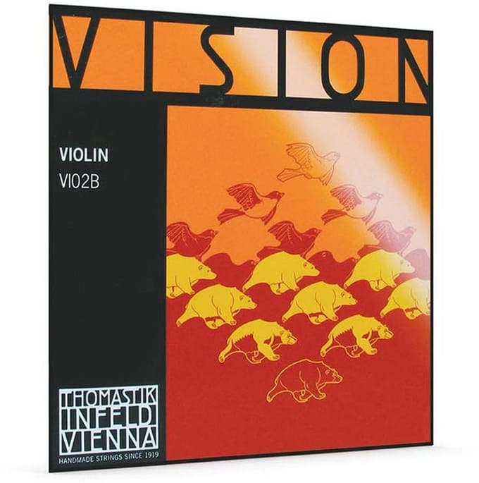 Thomastik Infeld VI-02B violin string A-2 4/4 medium, carbon steel core, chrome wound