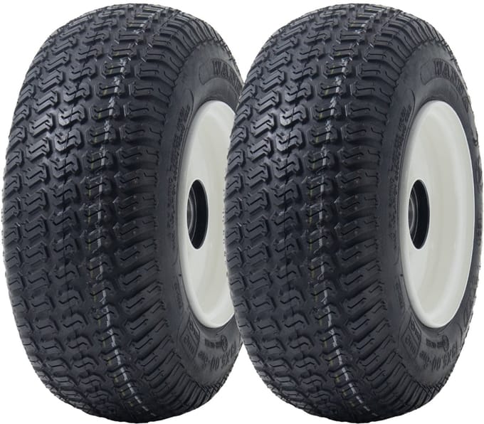 13x5.00-6 grasmaaierbanden en velgen Wanda P332, 25 mm 6205 lagers (set van 2)
