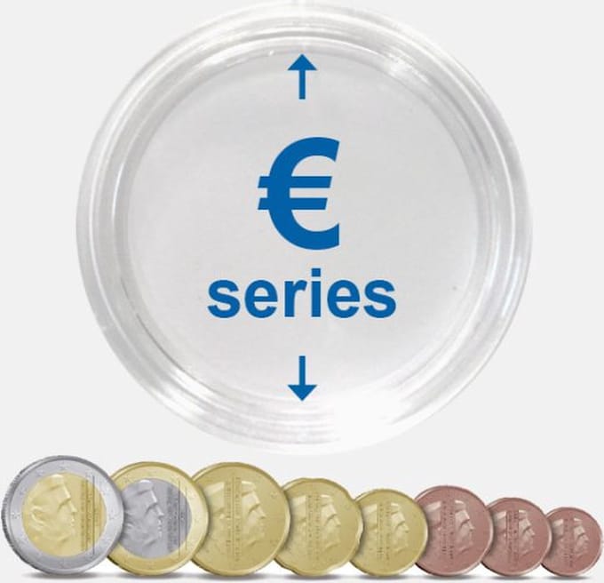 Importa Muntcapsules voor complete €-series ‘crystal clear’ 1 serie