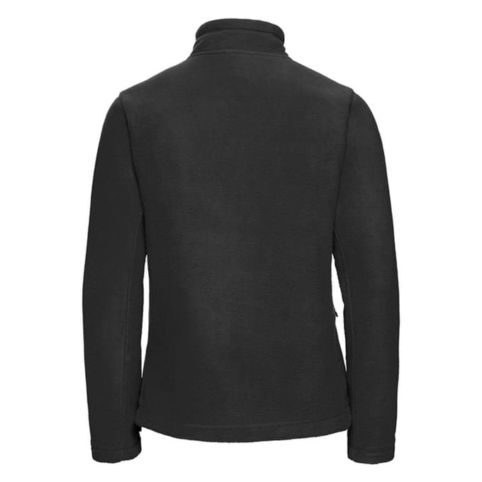Russell Dames/Dames Full Zip Outdoor Fleecejack (Zwart)