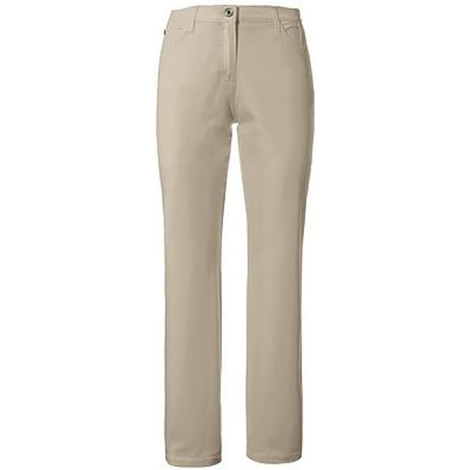 Feminine fit-broek model Nicola Pima Cotton Van Brax beige