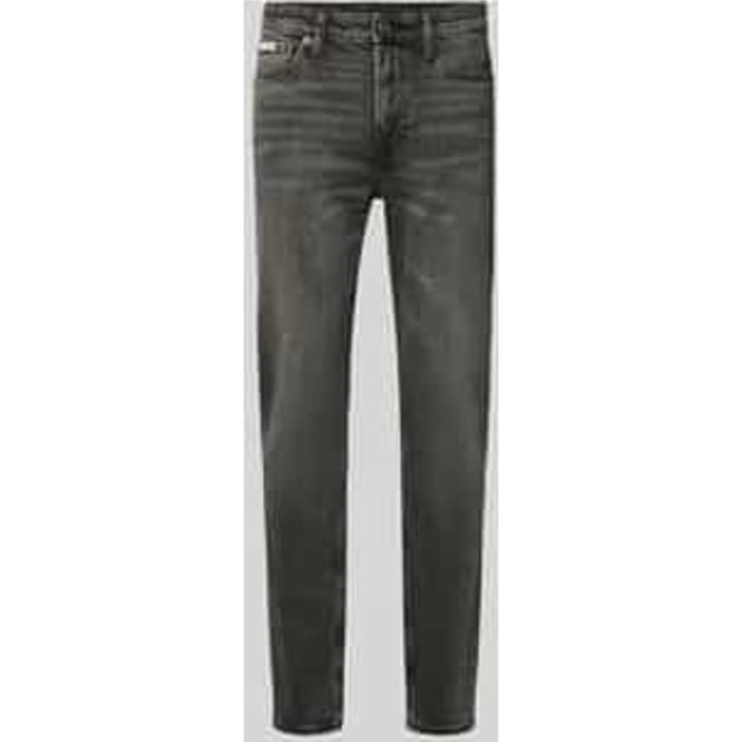 Slim fit jeans met labelpatch model 'HEARST'