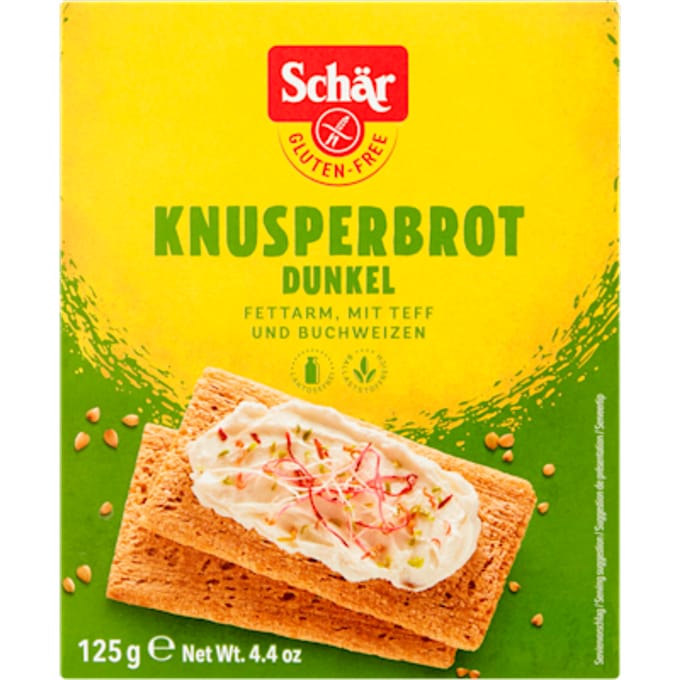 Knusperbrot dunkel glutenvrij