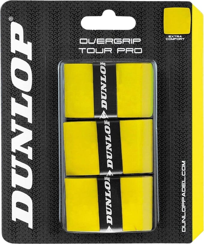 Dunlop- TOUR PRO- OGRIP- Yellow- 3stuks