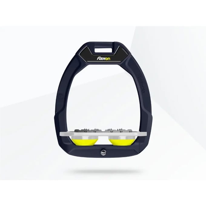 Veiligheidsstijgbeugels Plat Ultra Grip Groen/Grijs/Geel Flex-On Safe-On