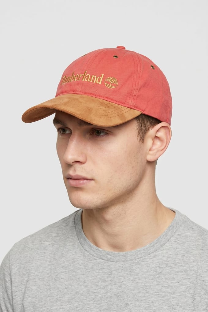 Timberland Archive Baseball Cap Medium Red Taglia: OS | Cappelli Outlet | Uomo | Rosso