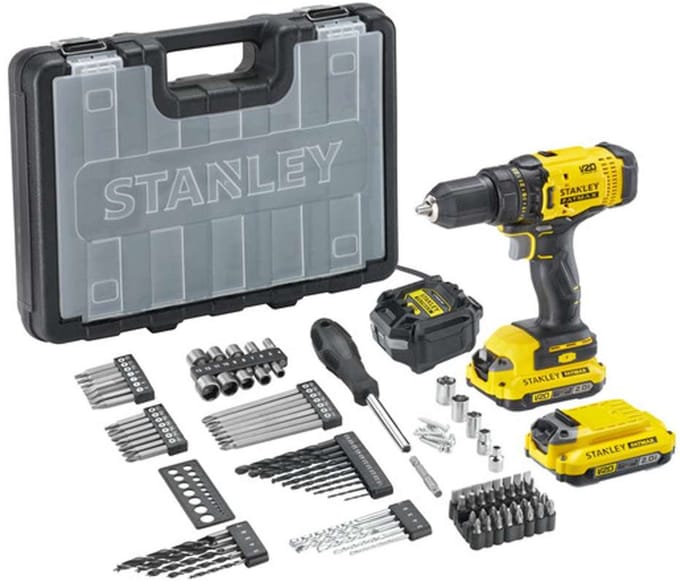 Stanley Fatmax V20 - Schroefmachine - 18V - 2x2.0Ah - Klopboormachine