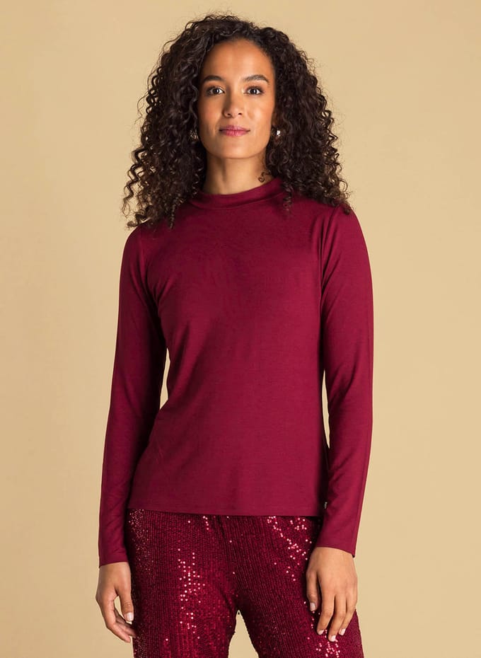 IVY BEAU Anneliese - Dark Red - maat 36