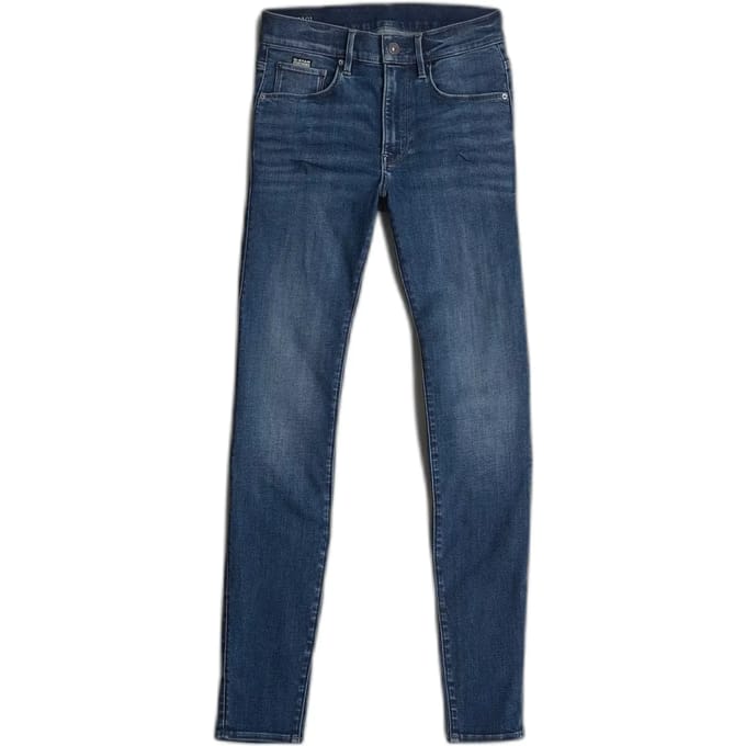 G-STAR 3301 Skinny Wmn Dames Jeans - medium aged