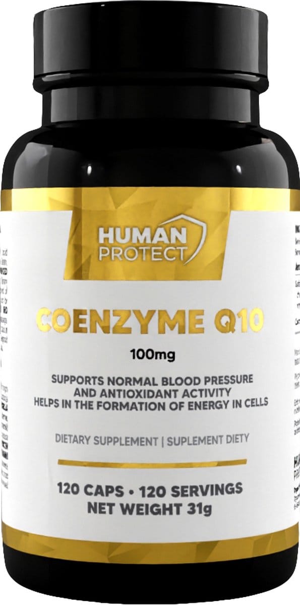 Human Protect - CoEnzyme Q10 - 120 caps - 120 doseringen - Q10
