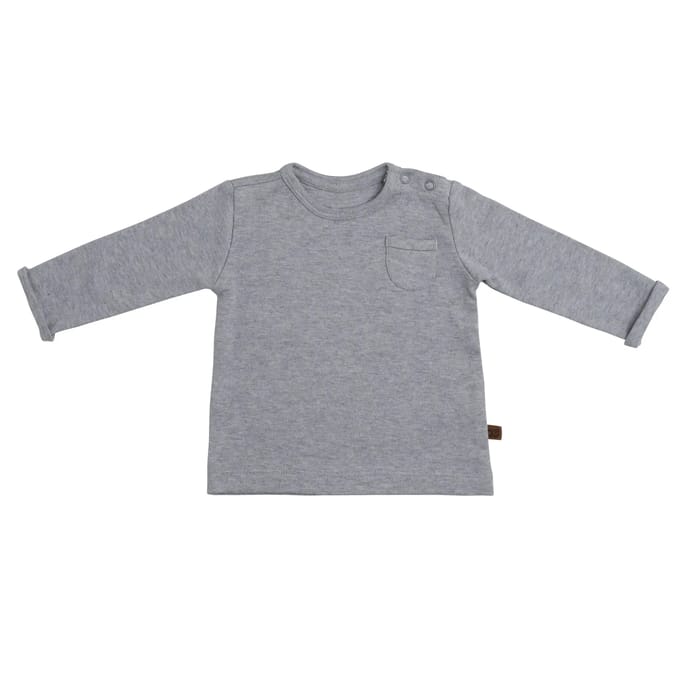 Baby's Only Truitje Melange - Grijs - 68 - 100% ecologisch katoen - GOTS