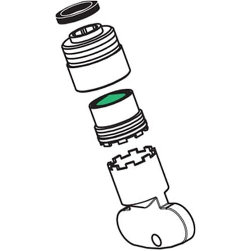 AXOR Uno replacement jet regulator laminar M18x1, 92896000