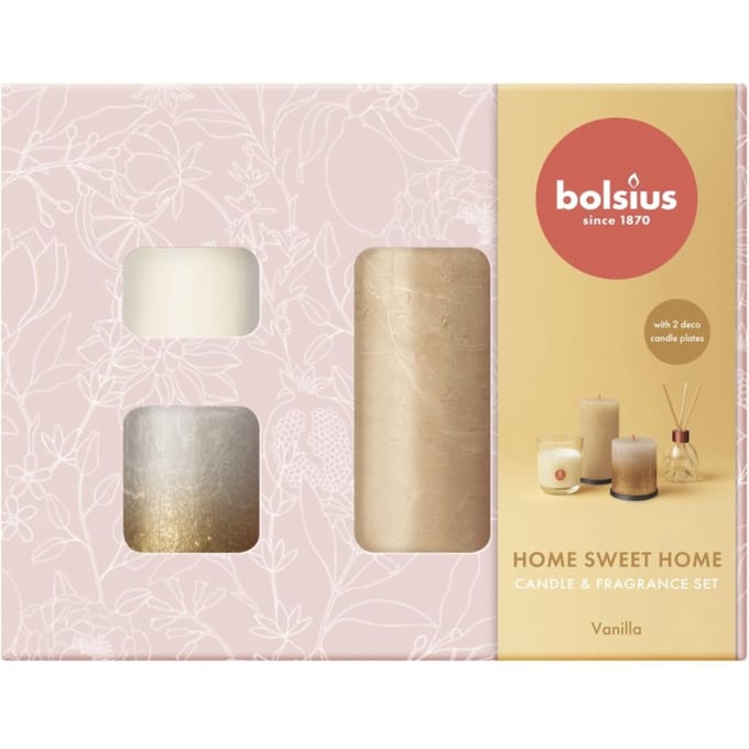Bolsius - Giftset - Medium - Home Sweet Home - Vanille