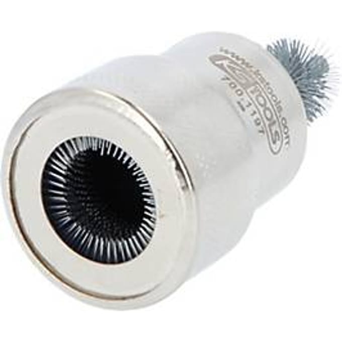 KS TOOLS Accupool- en Klemmenreinigingsborstel 120mm - 700.1197