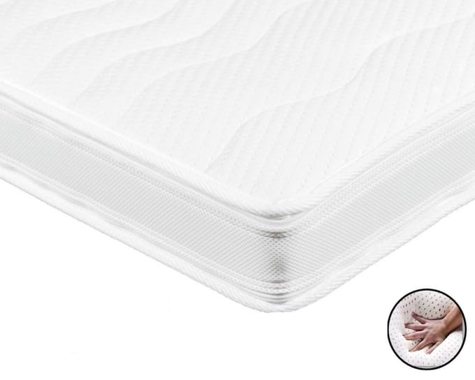 Topper Natuurlatex - 120x210 - ca. 10/12cm dik - Bamboo
