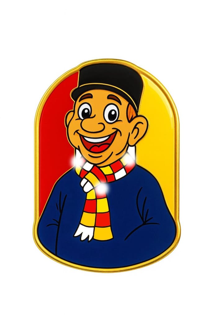 Fjesta© Oeteldonk pin - Knillis met LED lampje