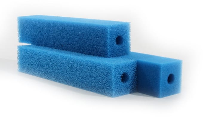 Filterblok met Ø32 cm gat middel 50x10x10 cm
