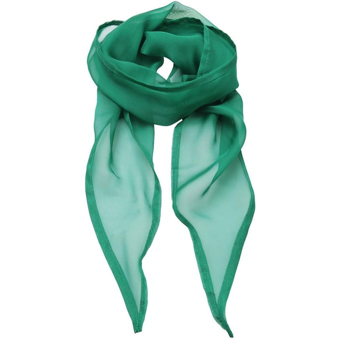 Premier Dames/Dames Chiffon Sjaal (Smaragd)