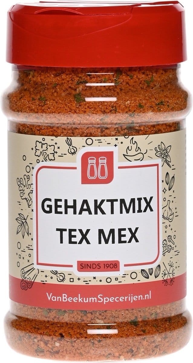 Van Beekum Specerijen - Gehaktmix Tex Mex - Strooibus 200 Gram