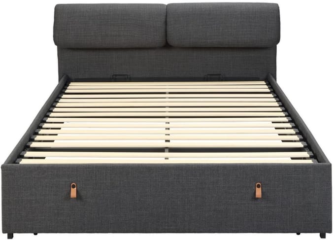 Bed Stella Basel Donkergrijs 190cm - Giga Living