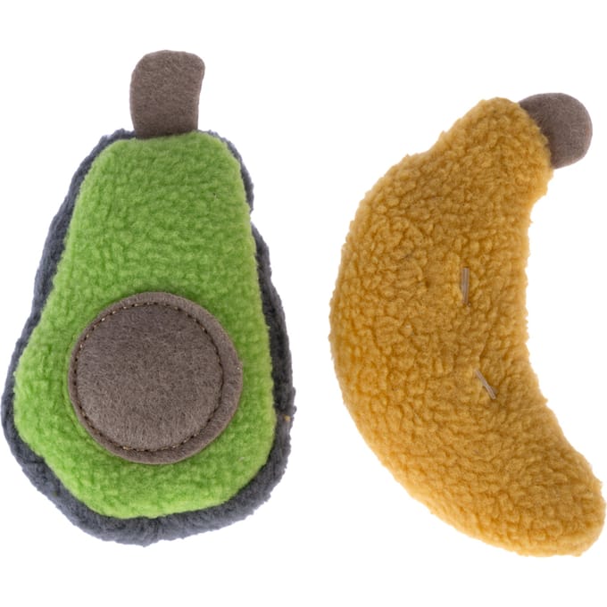 Modern Living kattenspeeltje Arucas set van 2: Avocado & Banaan
