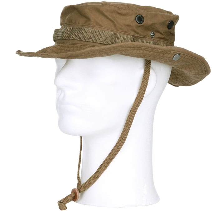 101 INC - Bush hat with memory wire (kleur: Wolf brown / maat: S)