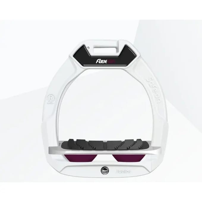 Veiligheidssportbeugels Met Inclinatie Grip Wit/Grijs/Paars Kinderen Flex-On Safe-On