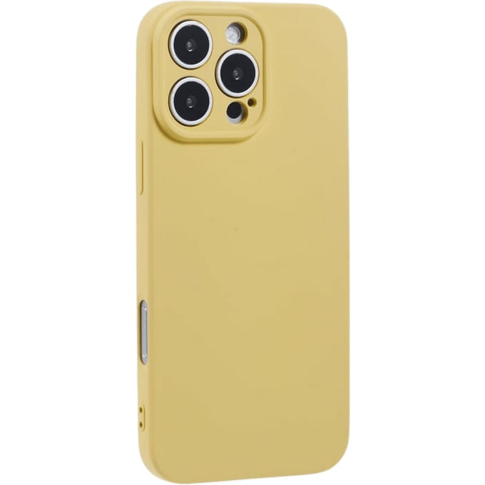 Mocaa Apple iPhone 16 Pro Lens Protection Hoesje Geel