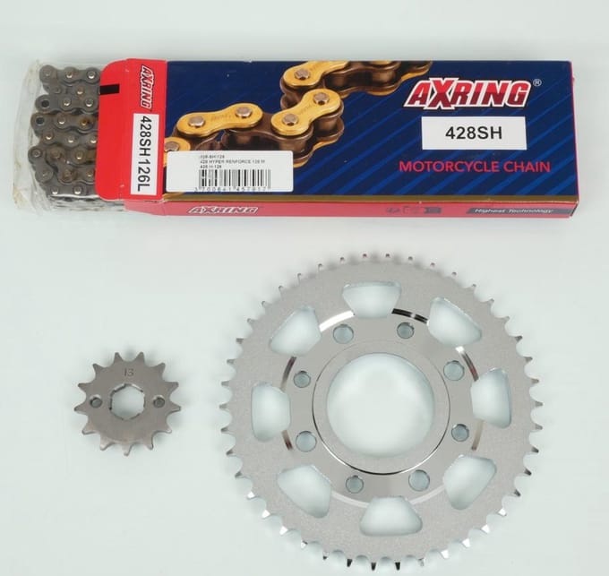axring kettingset voor motorfiets daelim 125 vs solution 2001 tot 2007 13x42 p 428 nieuw