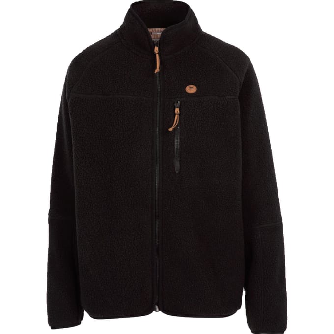 Trespass Dames/Dames Quake Leren Biezen Fleece Jas (Zwart)
