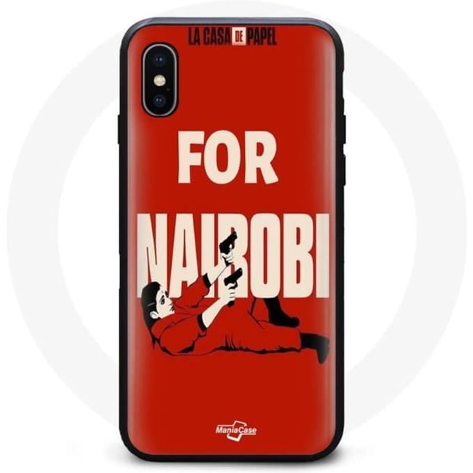 Coque - La Casa De Papel - Iphone XS Max - Souple - Rouge - Mixte