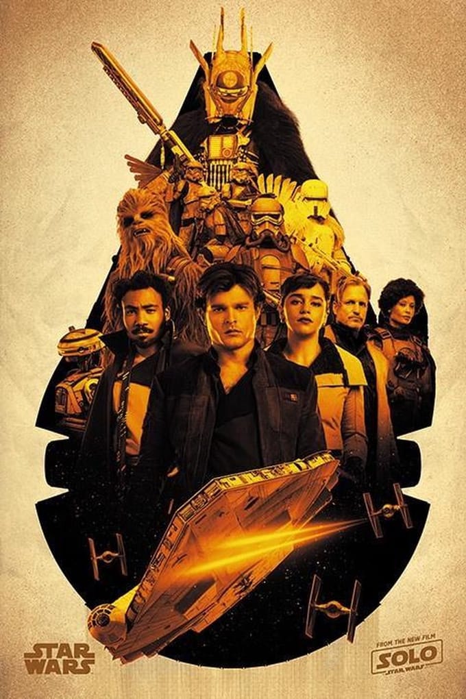 Solo: A Star Wars Story Millennium Falcon Montage - Maxi Poster