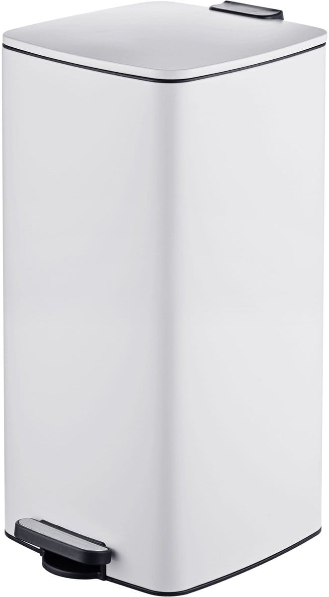 Pedaalemmer - 30 liter - softclose - wit