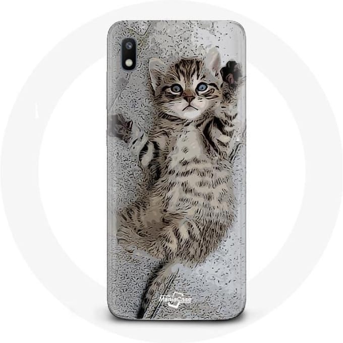 Case voor Samsung Galaxy A10 Schattig Bengaals katje