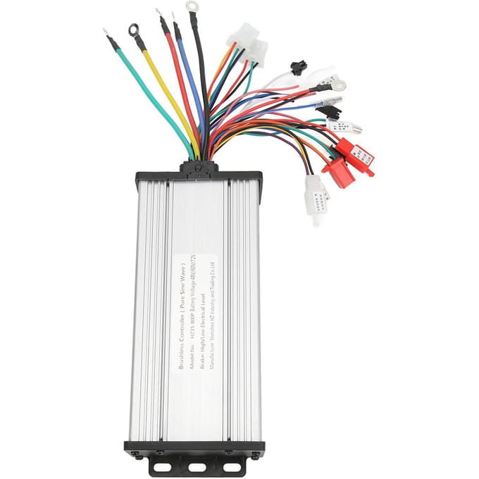 48V 60V 72V 800W Sinusgolf Controller Borstelloze Motorcontroller voor Elektrische Fiets (Stil white