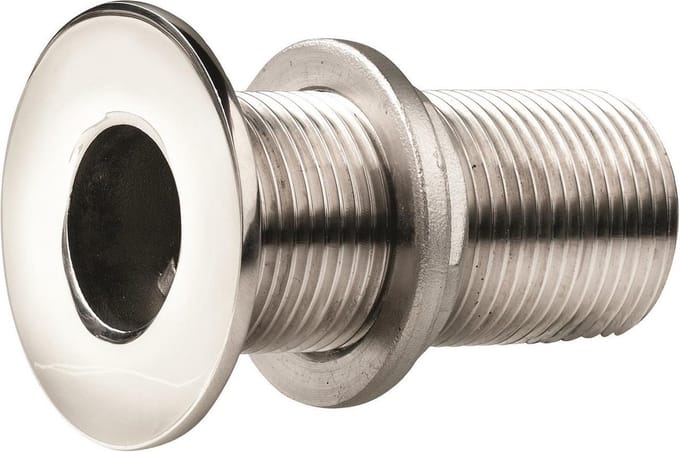 VETUS vlakke RVS Huiddoorvoer  2" x 89 mm