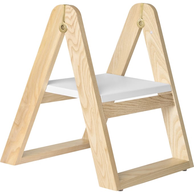Gejst - Reech houten trapkruk - essen - bruin