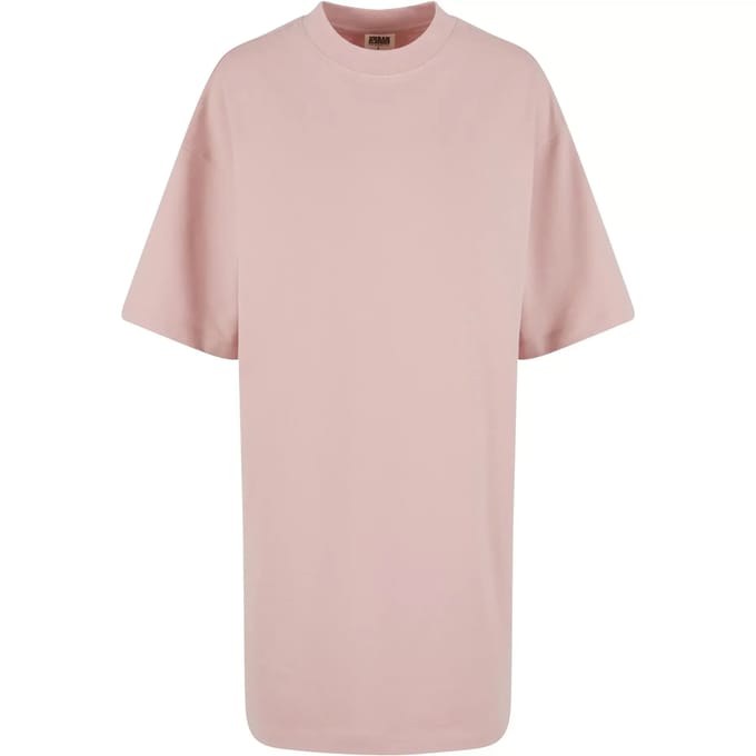 Urban Classics - Organic Heavy Oversized Tee Korte jurk - M - Roze