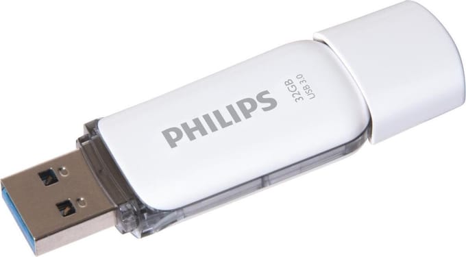 Philips FM32FD75B - USB 3.0 - 32GB - Snow - Grijs
