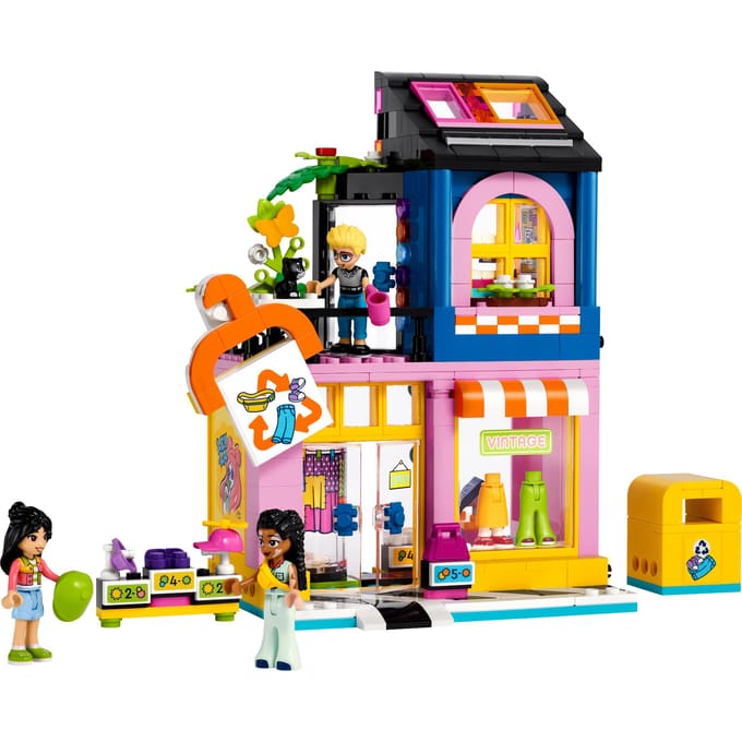 LEGO 42614 Vintage kledingwinkel Speelgoed voor Kinderen met Poppetjes