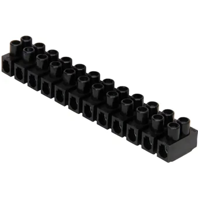 Kopp Kroonklem 2,5 - 4mm 12-polig Zwart 2 Stuks