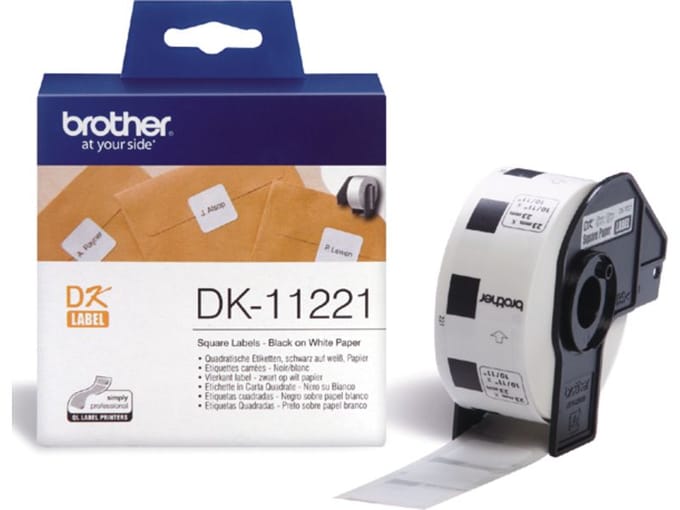 Brother DK-11221 - Black on white - 23 x 23 mm 1000 label(s) labels