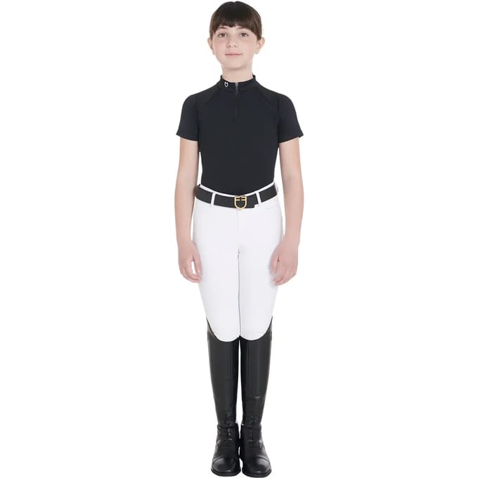 Meisjes trainingsshirts voor paardrijden Equestro Technical