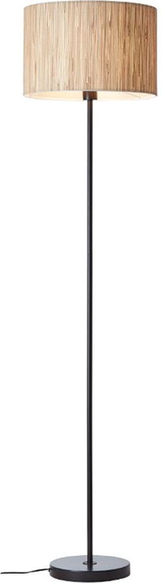 Brilliant Wimea - Vloerlamp - E27 max 1x42W - Zwart/Nature