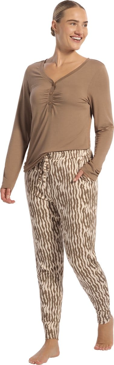 Ten Cate Basics pyjama set faded lines voor Dames | Maat M