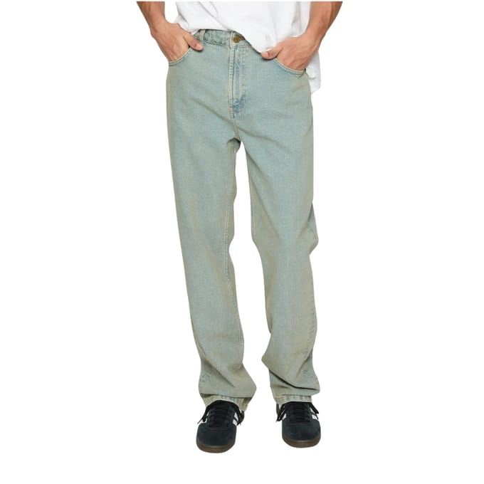 DEF - Kant Straight Fit Broek - Taille, 31 inch - Blauw
