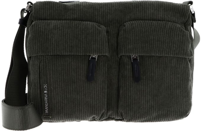 MANDARINA DUCK schoudertas Hunter Velvet Crossover Pirite donkergroen