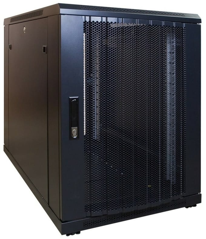 DSIT 15U mini serverkast met geperforeerde deur 600x1000x860mm (BxDxH) - serverbehuizing - serverrack - 19 inch