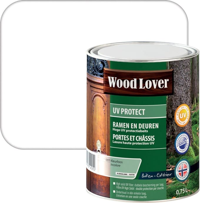 Woodlover Uv Protect - 0.75L - 001 - Colourless