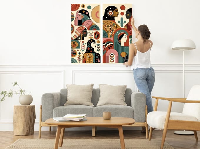 Kunstprint | Wanddecoratie | Dibond | 30 × 30 cm